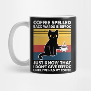 Coffee Spelled Backwards Is Eeffoc Mug